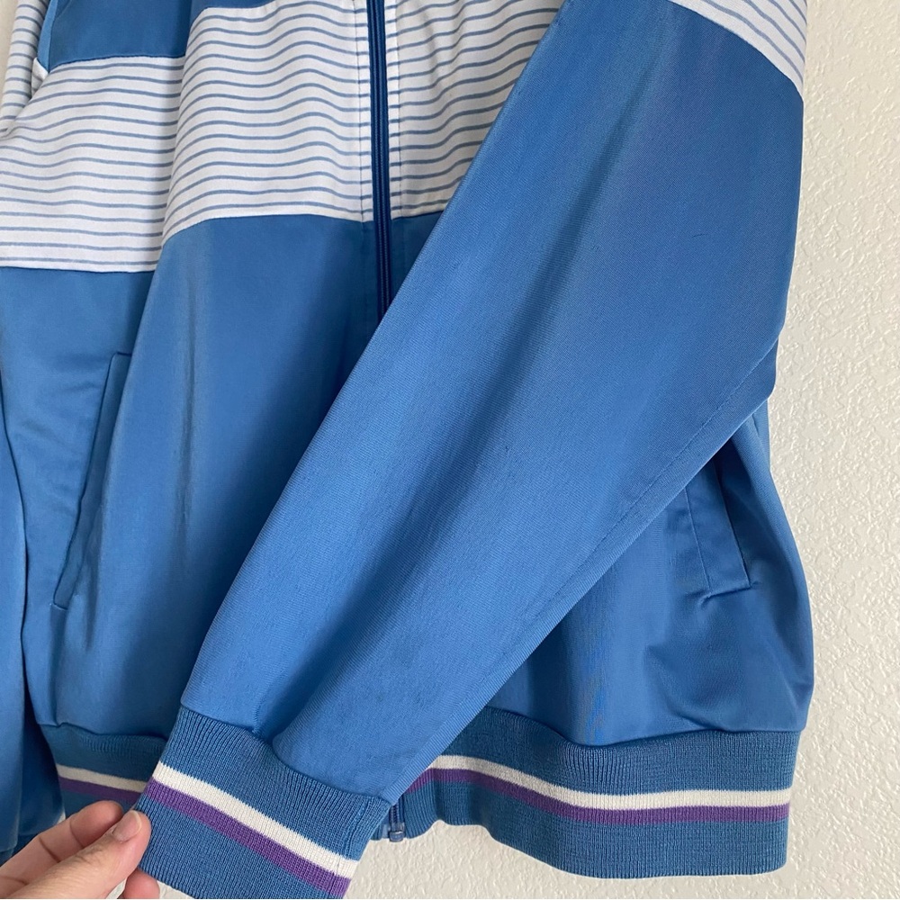 Vintage Le Tigre zip track jacket, light blue, L - Picture 12 of 13